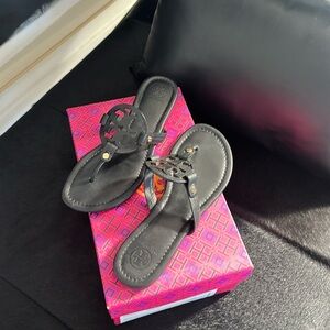 Tory Burch Miller- Black Leather